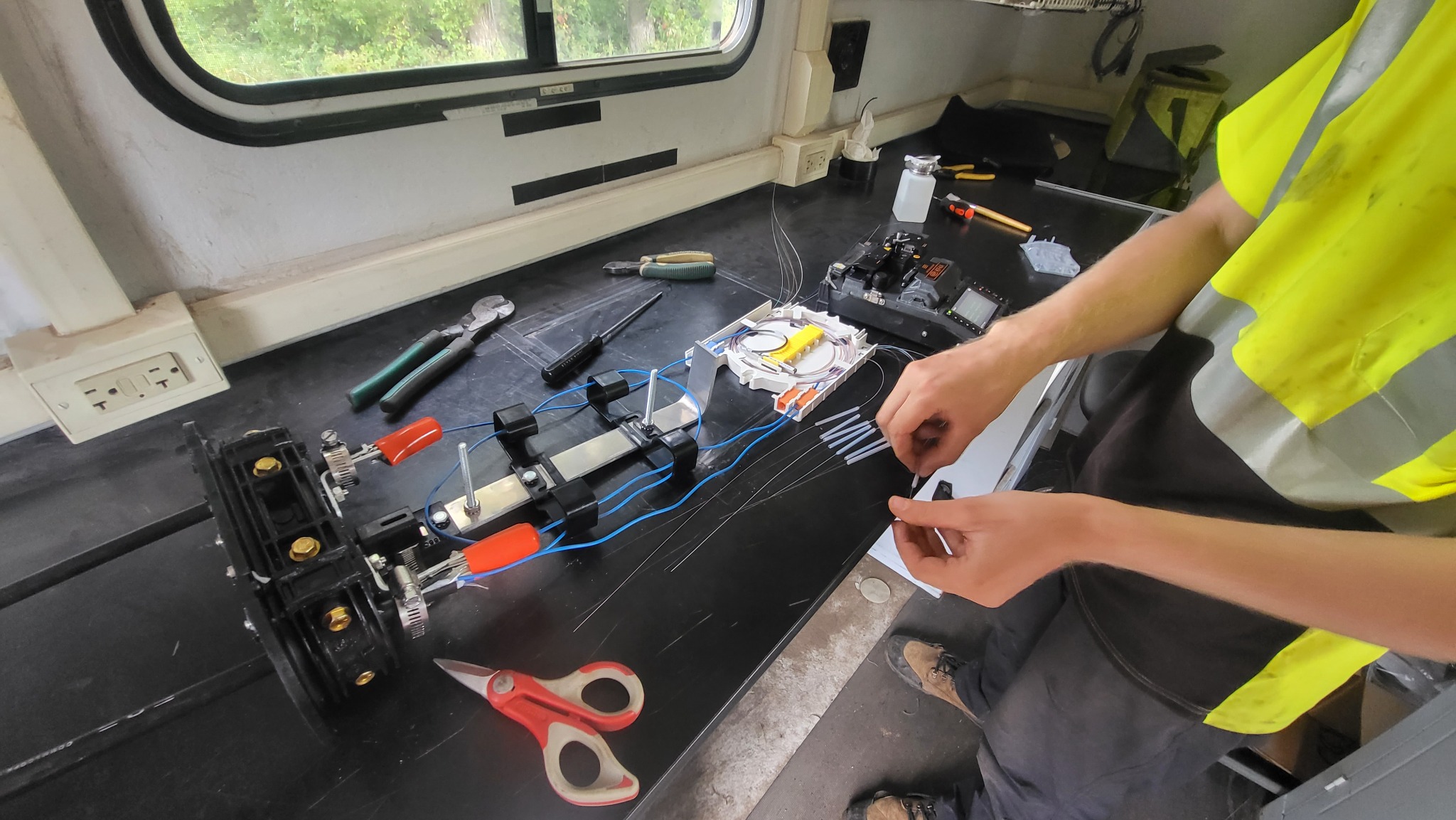 Fiber network installation